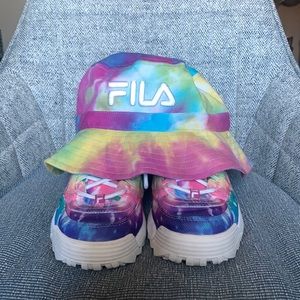 Fila shoes/hat